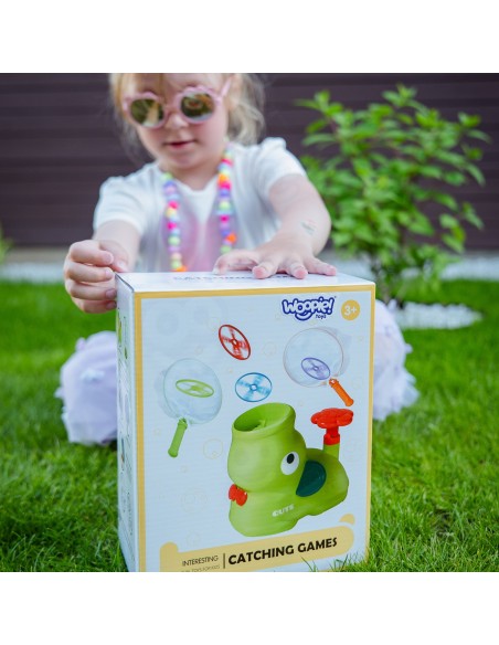 WOOPIE Gra Zręcznościowa Złap Frisbee - Wyrzutnia Dysków