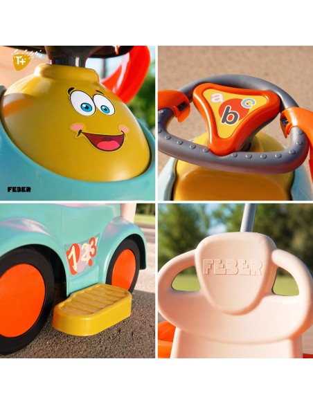 FEBER Ride-on Pusher Rocker 5in1 CASUAL PUSH N'GO - Multifunctional toy