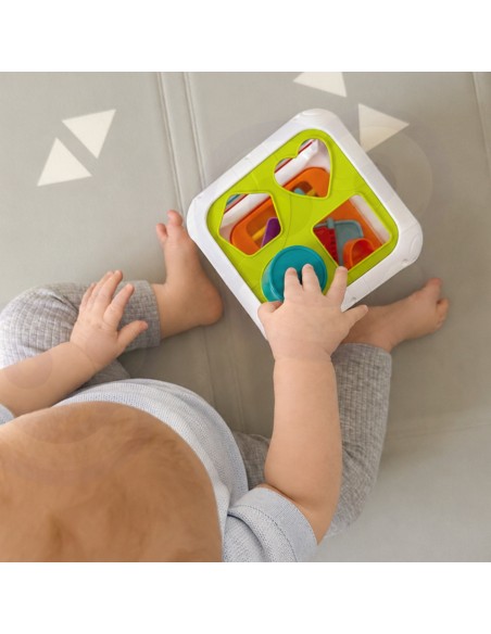 Edukacinė sensorinė kaladėlių dėžutė 4 viename Montessori – WOOPIE Baby