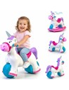 FEBER Interaktives Schaukel-Einhorn 2in1 – Laufroller für Kinder