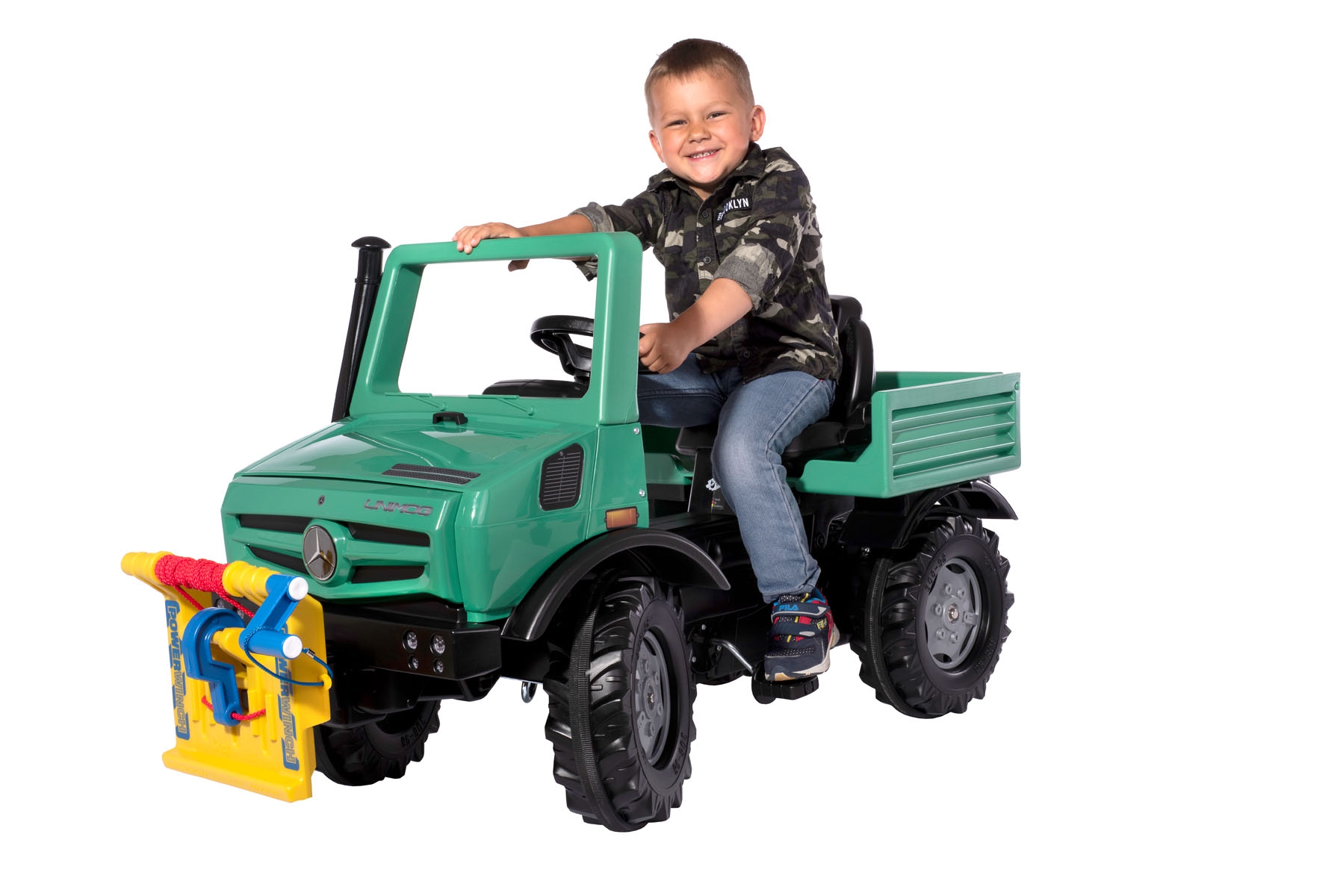 Rollyunimog forst mercedes-benz wyciągarka - ciężarówka samochód na pedały
