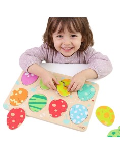 Holz-Puzzle Eier Dinosaurier CLASSIC WORLD – Kreatives Spiel
