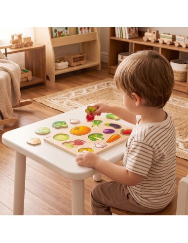 Wooden Montessori Vegetable Puzzle CLASSIC WORLD – Fun and Learning