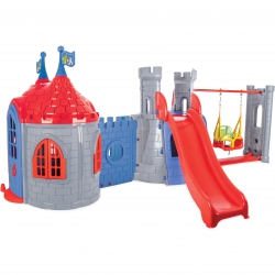 WOOPIE Playground 3in1 Castle Slide Swing House