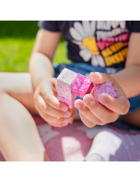 Woopie magnetinės kaladėlės 48 el. | Montessori 3D konstruktorius