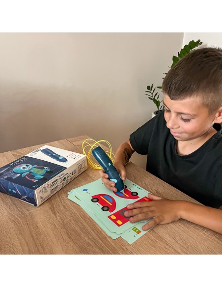 3D spausdintuvas-rašiklis vaikams 3+ WOOPIE - saugus su baterija!