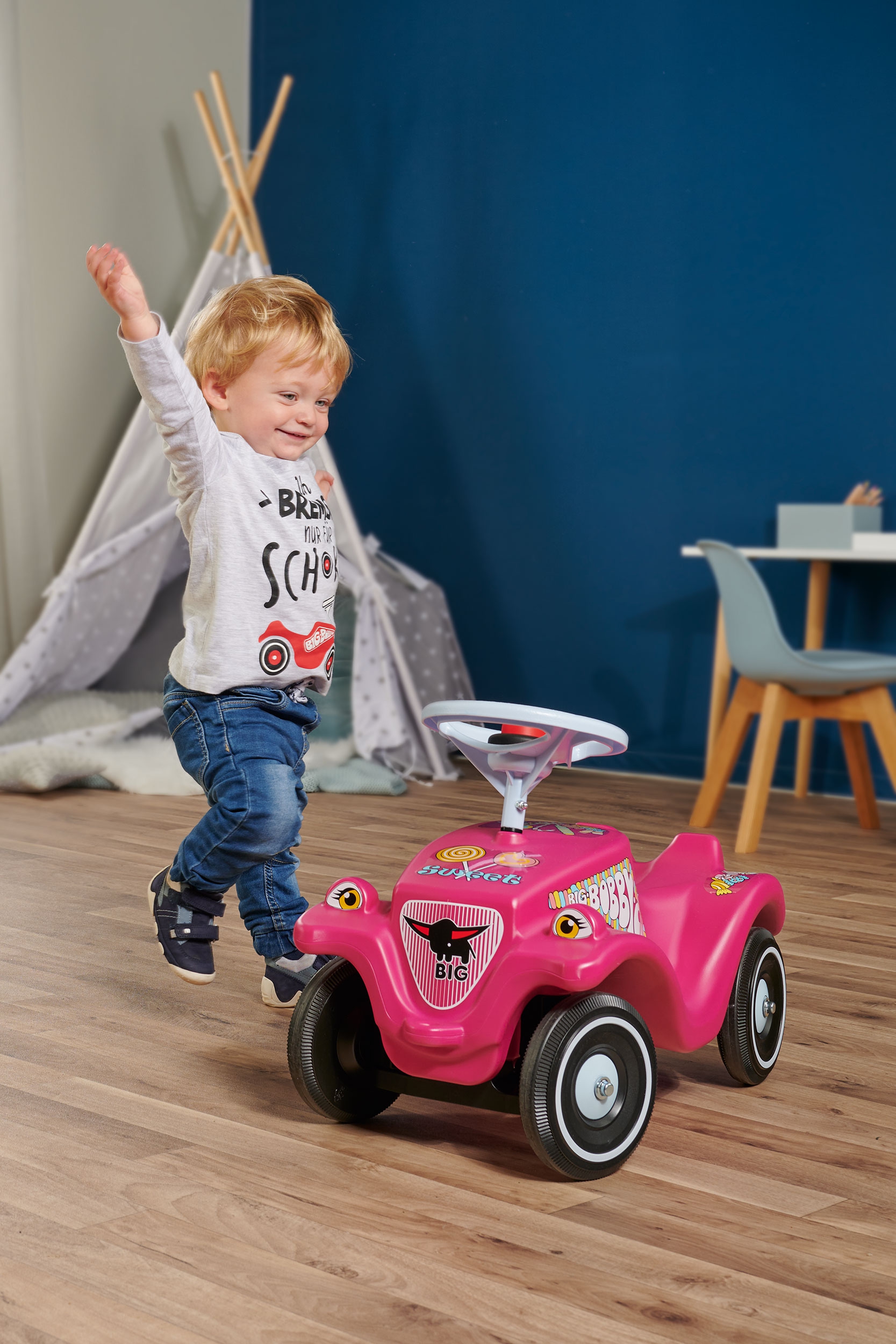 Jeździk pchacz bobby car candy dźwięk