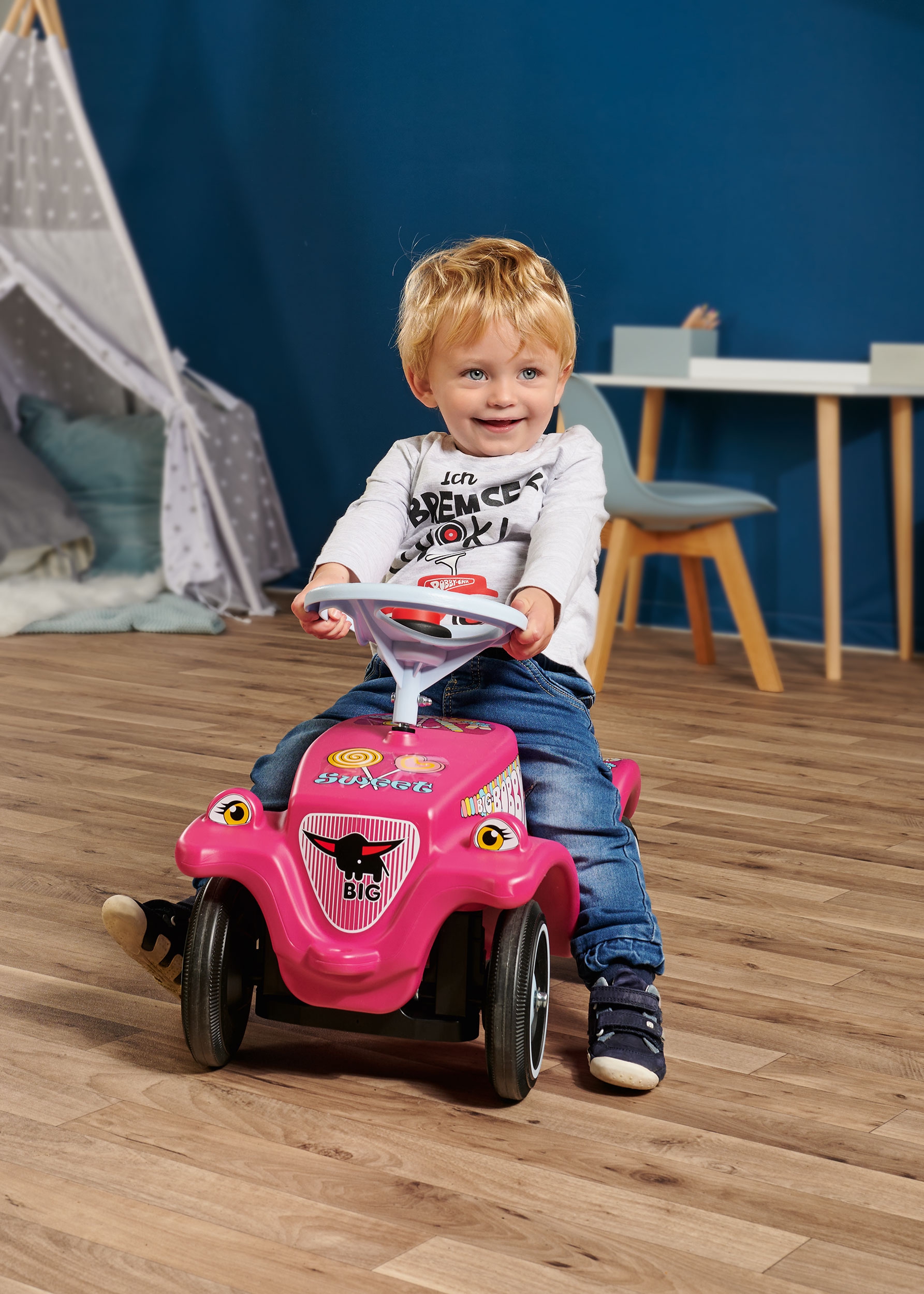 Jeździk pchacz bobby car candy dźwięk