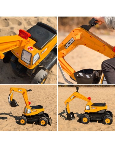 Volvo 360° Ride-on Excavator with Opening Seat Woopie