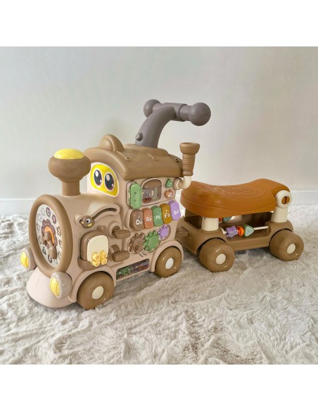 WOOPIE Interactive 3-in-1 Train Ride-on Educational Pusher for Children