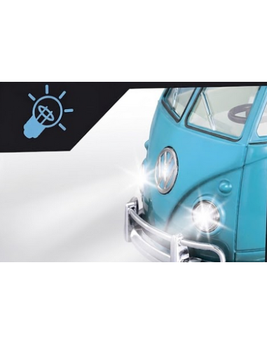 Klassischer Surfbus Van Rot 1:14 TOY STAR – Licht und Sound
