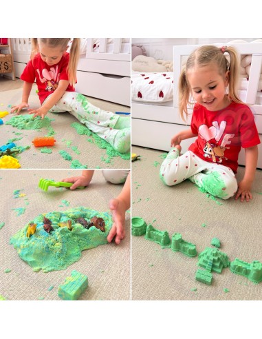 WOOPIE Kinetischer Sand Set Burgen – Koffer-Organizer