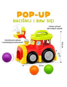 Woopie Baby Interactive Ball Train - Light and Sound