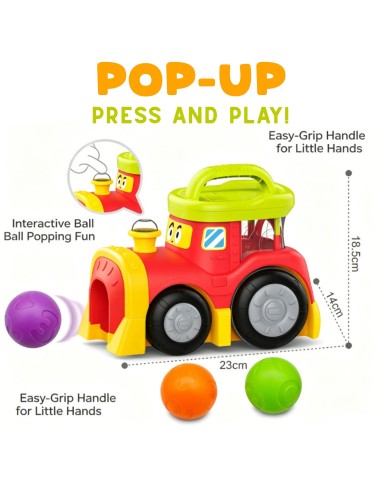 Woopie Baby Interactive Ball Train - Light and Sound