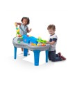 Aktivitätstisch Bahn mit Kugeln und Umkipp-Fahrzeugen für Kinder
