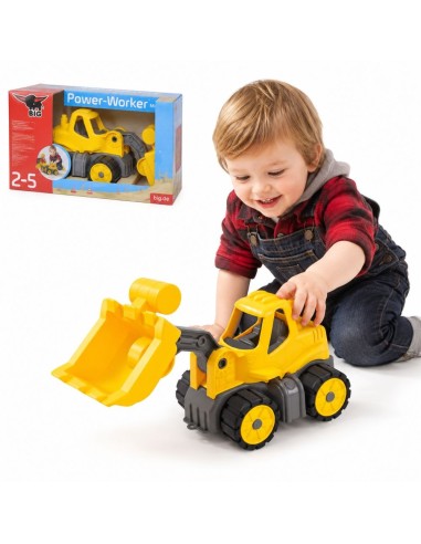 BIG Power Worker Mini Krautuvas Automobilis Smėliui - Žaislas 1:12