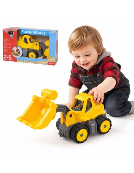BIG Power Worker Mini Krautuvas Automobilis Smėliui - Žaislas 1:12
