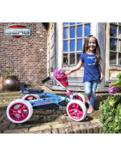 BERG Gokart na pedały Buzzy Bloom Ciche koła 2-5 lat do 30 kg 2