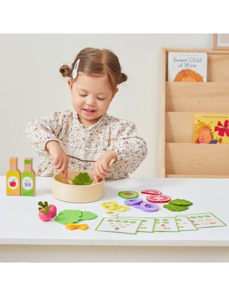 VIGA Salad Wooden Culinary Set 35 pcs 18m+