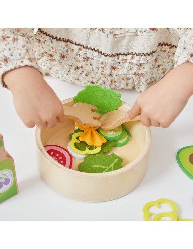 VIGA Salad Wooden Culinary Set 35 pcs 18m+