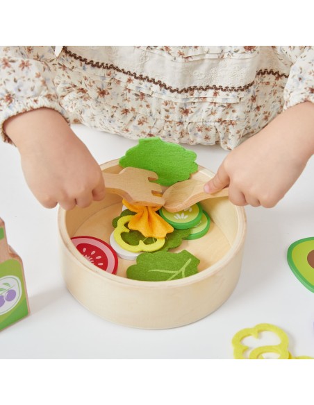VIGA Salad Wooden Culinary Set 35 pcs 18m+
