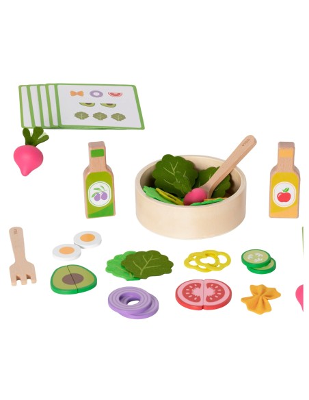 VIGA Salad Wooden Culinary Set 35 pcs 18m+
