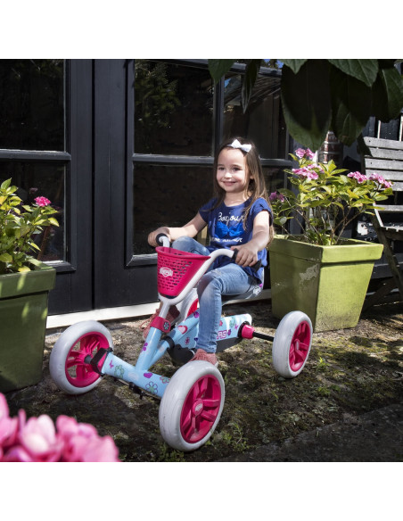 BERG Gokart na pedały Buzzy Bloom Ciche koła 2-5 lat do 30 kg