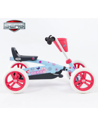 BERG Gokart na pedały Buzzy Bloom Ciche koła 2-5 lat do 30 kg