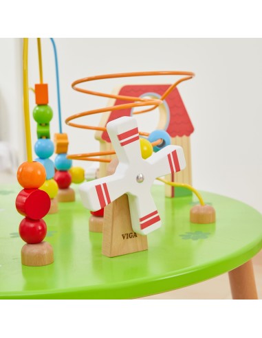 Wooden Sensory Educational Table Interlaced. Mula