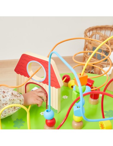 Wooden Sensory Educational Table Interlaced. Mula