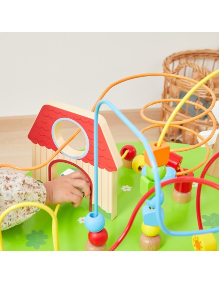 Wooden Sensory Educational Table Interlaced. Mula
