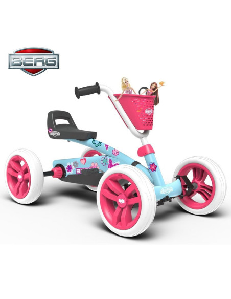 BERG Gokart na pedały Buzzy Bloom Ciche koła 2-5 lat do 30 kg