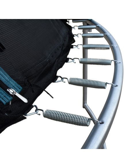 Didelė trampolina Boston, žalia, 244 cm