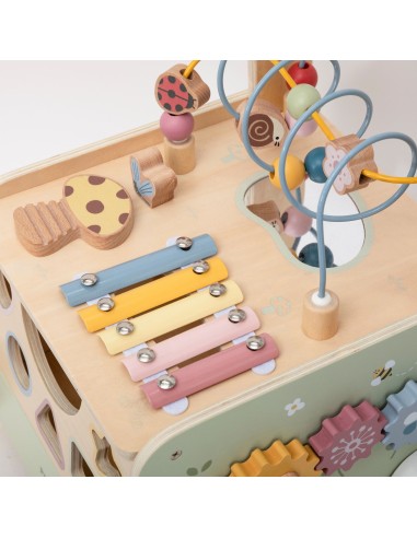 Wooden educational walker pusher Viga PolarB 12m