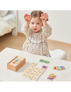 Wooden Memory Game Memo Animals Viga | Educational Toy 2