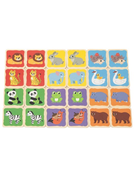Holz-Memoryspiel Memo Tierchen Viga | Lernspielzeug