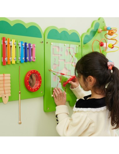 Sensoriktafel Krokodil VIGA – aus Holz (Montessori)