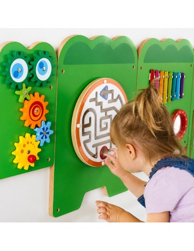 Sensoriktafel Krokodil VIGA – aus Holz (Montessori)