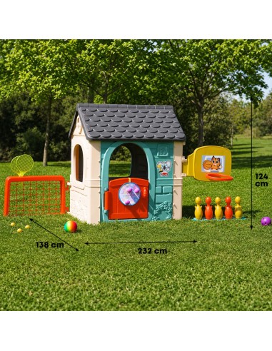 FEBER 6-in-1 Activity House with Games - Multifunctional Toy