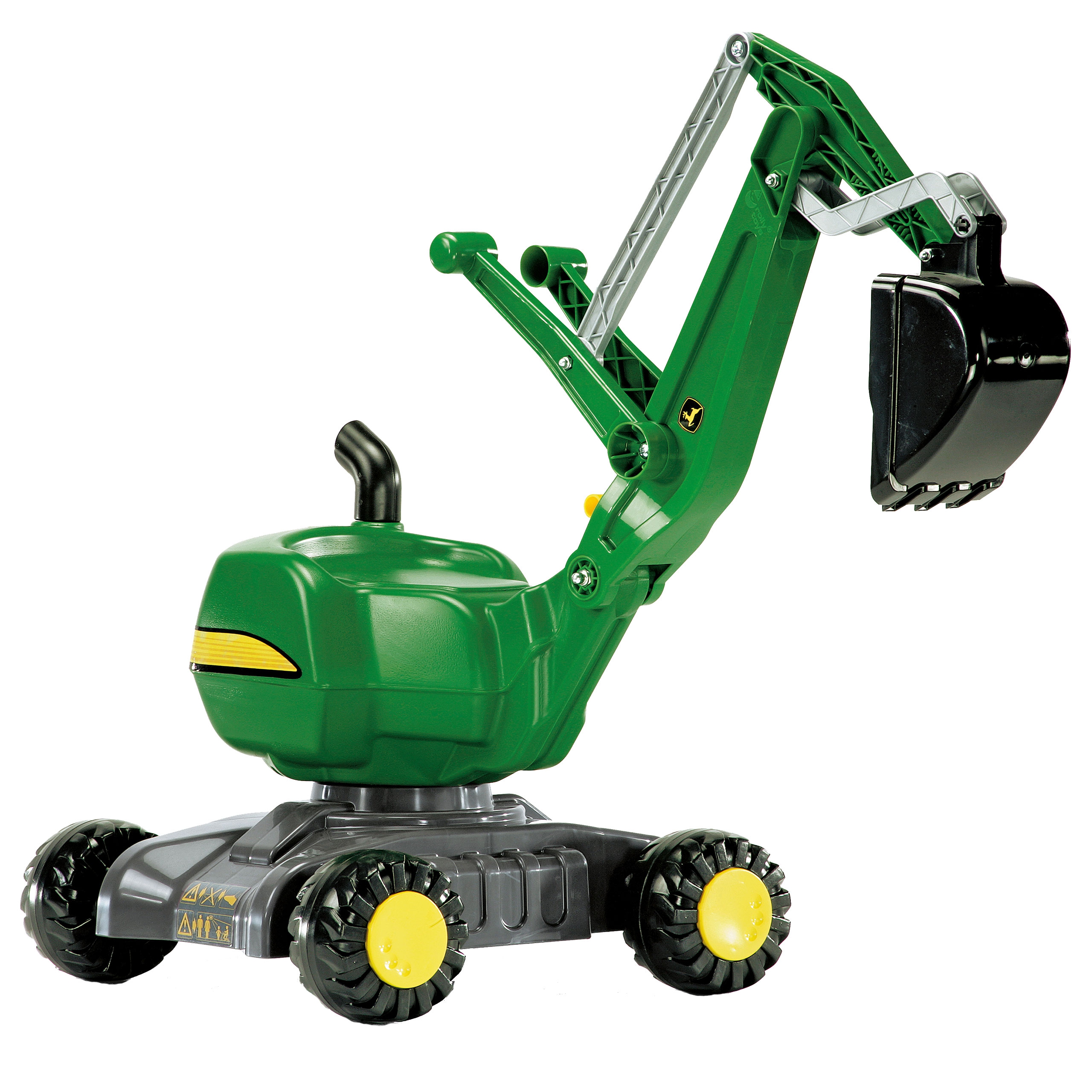 Rolly Toys RollyDigger John Deere Koparka samobieżna Jeździk - Zielony