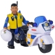 SIMBA Strażak Sam Motor Policyjny + Figurka