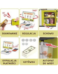 WOOPIE Self-Service Checkout Mini Market Express for Children 2
