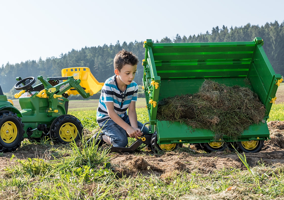 Rollymulti trailer - przyczepa wywrotka multi john deere 3 osiowa