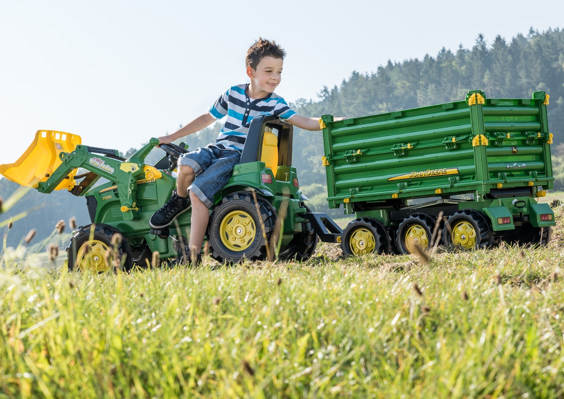 Rollymulti trailer - przyczepa wywrotka multi john deere 3 osiowa