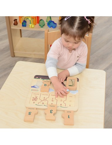 Masterkidz Bean Life Cycle Wooden Board - STEM Learning
