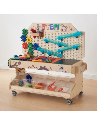 Masterkidz Mobile STEM Activity Station - learning, creative fun for 3+