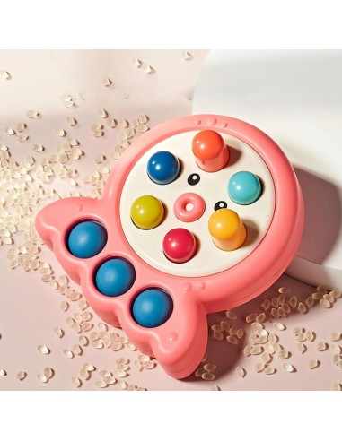 WOOPIE Geschicklichkeitsspiel Wackel-Maulwurf mit Schnur Krake 2w1