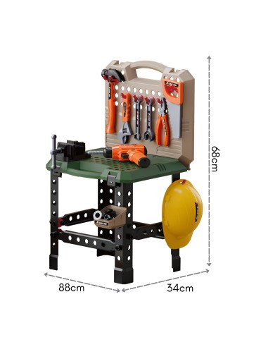 Foldable DIY Workshop 2 in 1 Suitcase Helmet Tools