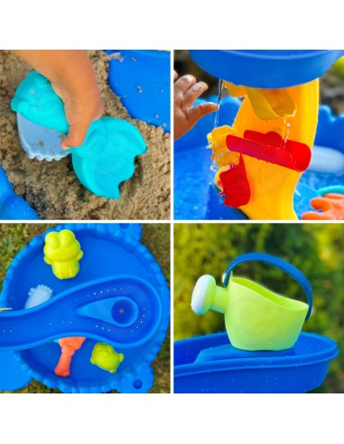 WOOPIE XL Water Table with Chair 2 in 1 - Dolphin 12 pcs.