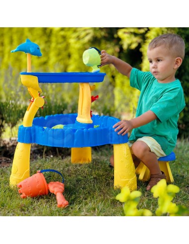 WOOPIE XL Water Table with Chair 2 in 1 - Dolphin 12 pcs.